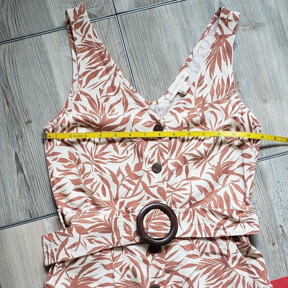 Jumpsuit, belt, 2 pockets, US size M - Picture 2 of 5